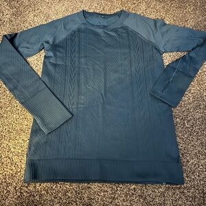lululemon athletica Blue Long Sleeve Top
